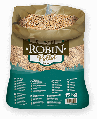 worek pelletu opałowego Robin do kupienia w Knurowie lub sklepie internetowym